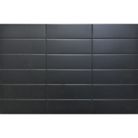 Плитка Mayolica Velvet Black Mate 150x50x8