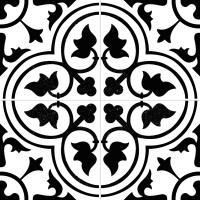 Плитка Almera Ceramica Pris.Pre.Dover Black 450x450