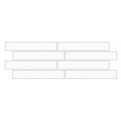 Плитка Rondine J88170 Lcch Bianco 370x61