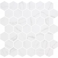 Мозаїка Onix Hex Xl Venato White Matte (Blister) 286X284
