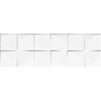 Плитка Konskie Ceramika White Glossy Quadra RECT 250x750x9