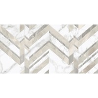 Плитка Golden Tile Marmo Bianco Chevron Білий G70151 600X300