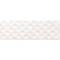 Плитка Ceramika Color Visual White Ribbon Rect 250x750