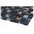 Мозаїка Kotto Ceramica Gmp 0825006 С2 Print 44-Black Matt 300x300