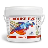 Затирка для плитки Litokol STARLIKE EVO 145/2.5кг Чорний