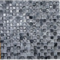 Мозаїка Mozaico De Lux T-Mos Df02+G04+Marble (L)