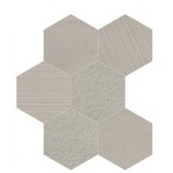 Плитка Italgraniti Sa03Esm Grey Esagona Mix 195x225x10