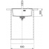 Кухонна мийка FRANKE MARIS MRG 610-52 TL сахара, врізний монтаж (114.0668.901) 560х510 мм.