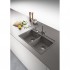 Кухонна мийка FRANKE MARIS MRG 620 TL сірий камінь, врізний монтаж (114.0661.784) 760х510 мм.