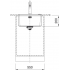 Кухонна мийка FRANKE MYTHOS MYX 110 -45, під стільницю (122.0600.935) 490х440 мм.