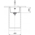 Кухонна мийка FRANKE MARIS MRG 110-37 біла, монтаж під стільницю (125.0701.775) 403х433 мм.