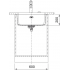 Кухонна мийка FRANKE MARIS MRG 110-52 онікс, монтаж під стільницю (125.0701.776) 553х433 мм.