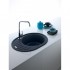 Кухонна мийка FRANKE RONDA ROG 611-62, оборотна, онікс (114.0381.072) 620х500 мм.