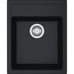 Кухонна мийка FRANKE SIRIUS SID 610-40 оборотна, чорна (114.0497.988) 430х530 мм.