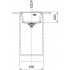 Кухонна мийка FRANKE MARIS MRG 610-37 TL бежева, врізний монтаж (114.0668.863) 410х510 мм.