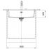 Кухонна мийка FRANKE MARIS MRG 110-72 онікс, монтаж під стільницю (125.0705.576) 753х433 мм.