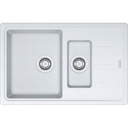 Кухонна мийка FRANKE BASIS BFG 651-78 оборотна, біла (114.0272.602) 780х500 мм.