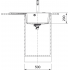 Кухонна мийка FRANKE CENTRO CNG 611-78 TL онікс, крило праворуч (114.0630.479) 780х500 мм.