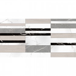 Плитка Allore Group Marmolino White W\DEC M NR Satin 608x308