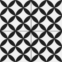 Плитка Almera Ceramica Pris.Pre. Circle Black 450x450