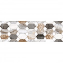 Ceramica Deseo Arabesque Grey Decor 900x300