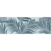 Плитка Ceramika Color Spettacolo Decoro Foliage Azzurro Rett (SCP010) 900x300