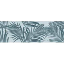 Плитка Ceramika Color Spettacolo Decoro Foliage Azzurro Rett (SCP010) 900x300
