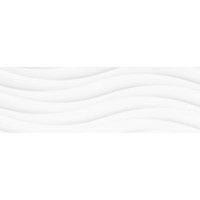 Плитка Ceramika Color Ccr31-1 White Onda Rect. 250X750