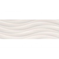 Плитка Ceramika Color Living Cream Wave Rect 250x750