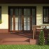 Сходинка Cerrad V-Shape Burgund 300X320