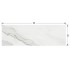 Плитка Cifre Caesar White Brillo 900x300