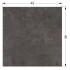 Плитка Cifre Цемент Антрацит 450x450
