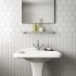 Плитка Equipe 23356 Chevron Wall Black Left 52X186