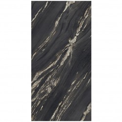 Плитка Fiandre Marmi Maximum Nero Damascato Lucidato (MML14761530) 3000x1500