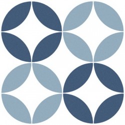 Плитка Geotiles Bora Blue 223X223