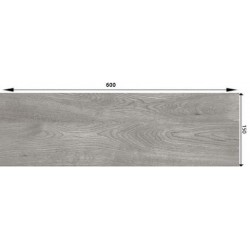 Плитка Golden Tile Alpina Wood Gray 892920 600x150