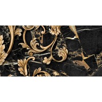 Декор Golden Tile 9АС341 Saint Laurent Чорний 300x600