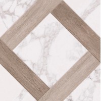 Плитка Golden Tile Marmo Wood Grate white 4V0880 400x400