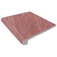 Сходинка пряма з капіносом Gres Aragon Tatra Rojo Peldano 906140 330x325