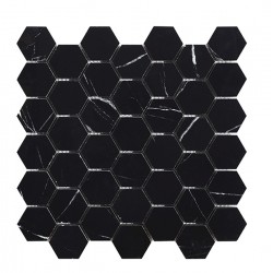 Мозаїка Intermatex Etna Marquina Esagono 325x307