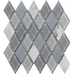 Мозаїка Intermatex Jewel Grey 260x297
