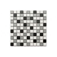 Мозаїка Kotto Ceramica Cm 3028 C3 Graphite/Grey/White 300x300