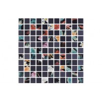 Мозаїка Kotto Ceramica Gmp 0825006 С2 Print 44-Black Matt 300x300
