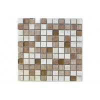 Мозаїка Kotto Ceramica См 3044 С3 Beige/Brown/Brown Gold 300x300