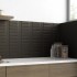 Плитка Mayolica Velvet Black Mate 150x50x8