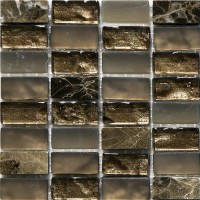 Mozaico De Lux S-Mos Clht05 St+Gl Dark Pearl 286x304