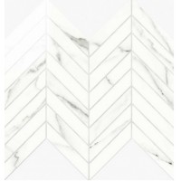 Мозаїка Imp-002L Chevron Statuario Lapp 250x300x10.5
