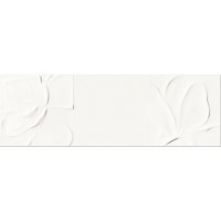 Плитка STRUCTURE PATTERN WHITE FLOWER STRUCTURE 750x250