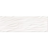 Плитка STRUCTURE PATTERN WHITE WAVE STRUCTURE 750x250
