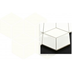 Мозаїка Paradyz Bianco Romb Hexagon 204X238